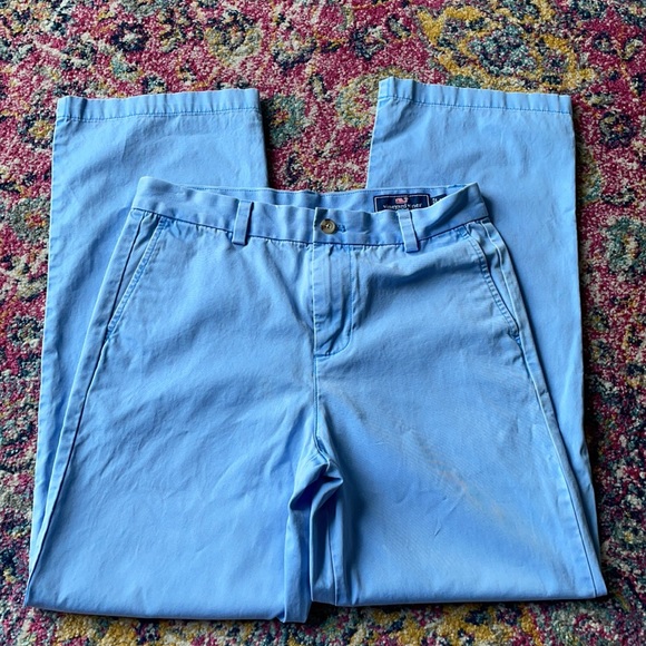 - Vineyard Vines Easter Spring light blue breaker chinos size 18 - Picture 7 of 7